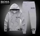 boss survetement slim fit small boss gray